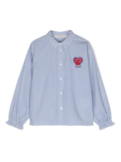 Philosophy Di Lorenzo Serafini Kids' Camicia Con Ricamo In White