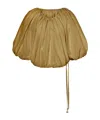 Philosophy Di Lorenzo Serafini Cropped Blouse In Brown