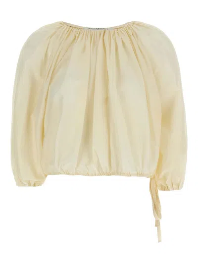 PHILOSOPHY DI LORENZO SERAFINI CURLED SHIRT