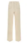 Philosophy Di Lorenzo Serafini Straight Wide-leg Cotton Blend Canvas Pants