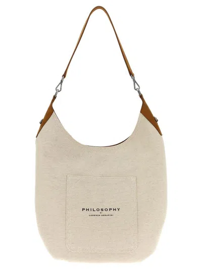 Philosophy Di Lorenzo Serafini Canvas Shoulder Bag