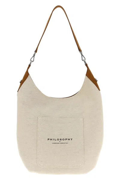 Philosophy Di Lorenzo Serafini Canvas Shoulder Bag