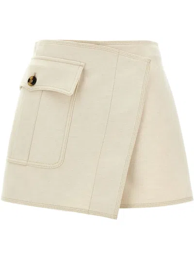 PHILOSOPHY DI LORENZO SERAFINI CANVAS SKORT