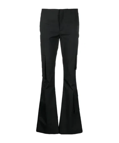 Philosophy Di Lorenzo Serafini Cargo-pocket Flared Trousers In Black