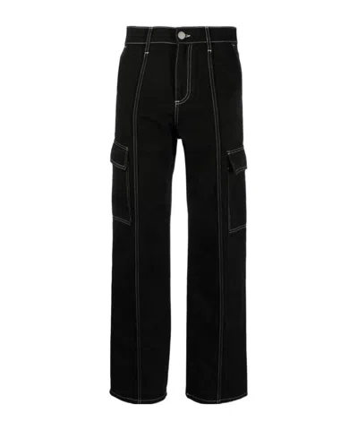 Philosophy Di Lorenzo Serafini Cargo Straight-leg Jeans In Black