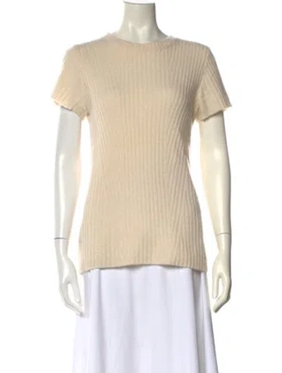 Pre-owned Philosophy Di Lorenzo Serafini Cashmere Bateau Neckline Sweater In Neutral