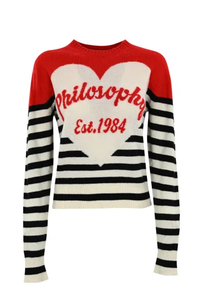 PHILOSOPHY DI LORENZO SERAFINI CASHMERE BLEND SWEATER
