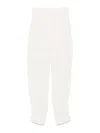 Philosophy Di Lorenzo Serafini Casual And Cargo Trousers In White Wool In White