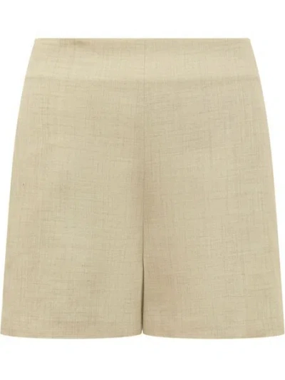PHILOSOPHY DI LORENZO SERAFINI PHILOSOPHY DI LORENZO SERAFINI CHAMBRAY HIGH WAIST TAILORED SHORTS