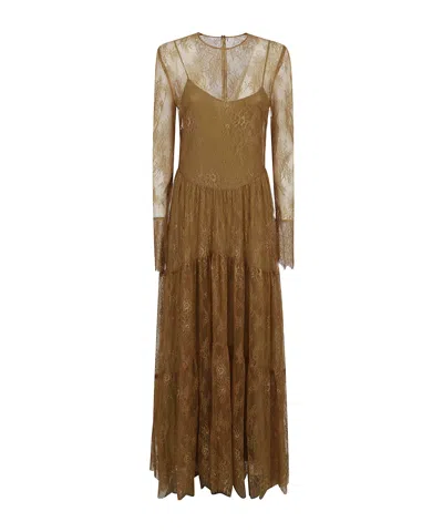 Philosophy Di Lorenzo Serafini Chantilly-lace Maxi Dress