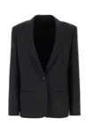 Philosophy Di Lorenzo Serafini Charcoal Stretch Polyester Blend Blazer In Grey