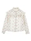 Philosophy Di Lorenzo Serafini Cherry-print Blouse In White