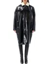 Philosophy Di Lorenzo Serafini Single-breasted Coat With A Trim In Black
