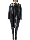 Philosophy Di Lorenzo Serafini Single-breasted Coat With A Trim In Black