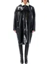 Philosophy Di Lorenzo Serafini Single-breasted Coat With A Trim In Black