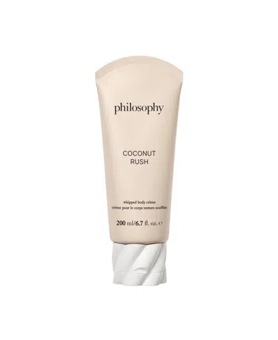 Philosophy Di Lorenzo Serafini Coconut Rush Whipped Body Creme, 6.7 Oz. In Transparent