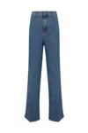Philosophy Di Lorenzo Serafini Denim Skirt In Blu