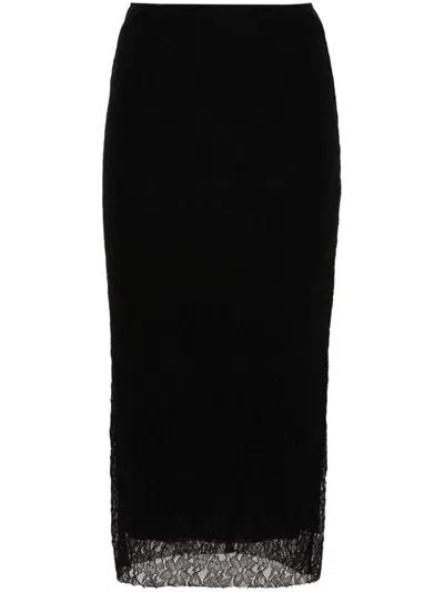 Philosophy Di Lorenzo Serafini Rhinestone-embellished Skirt In Black