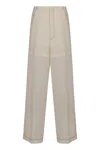 Philosophy Di Lorenzo Serafini Layered Visible-stitching Trousers In Neutral