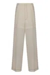 Philosophy Di Lorenzo Serafini Cotton Blend Trousers In White