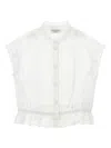Philosophy Di Lorenzo Serafini Cotton Blouse In White