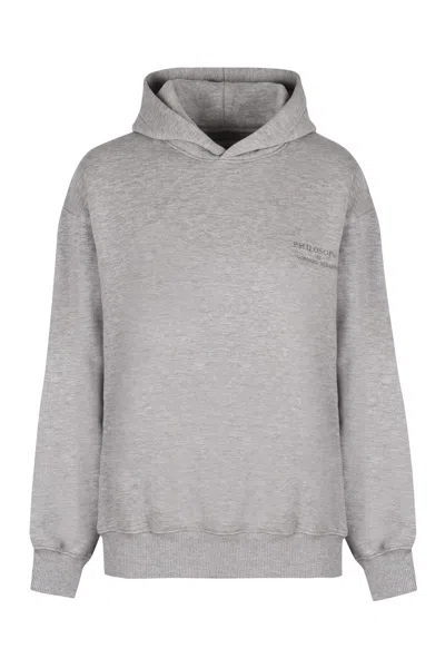 PHILOSOPHY DI LORENZO SERAFINI COTTON HOODIE