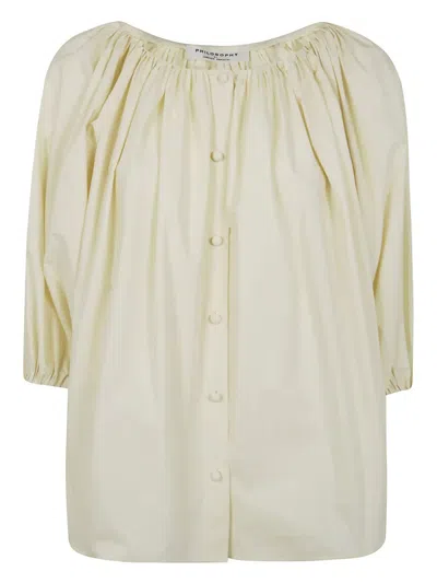 PHILOSOPHY DI LORENZO SERAFINI COTTON SHIRT