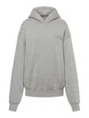 Philosophy Di Lorenzo Serafini Logo-embroidered Cotton Hoodie In Grey