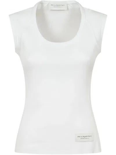 PHILOSOPHY DI LORENZO SERAFINI COTTON T-SHIRT