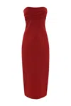 PHILOSOPHY DI LORENZO SERAFINI CREPE MIDI DRESS