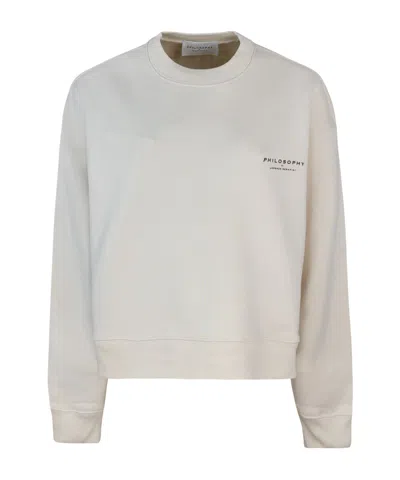 PHILOSOPHY DI LORENZO SERAFINI PHILOSOPHY DI LORENZO SERAFINI LOGO-PRINTED CREW NECK SWEATSHIRT