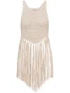 Philosophy Di Lorenzo Serafini Crochet Top In Weiss