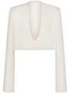 Philosophy Di Lorenzo Serafini Cropped Blazer In White