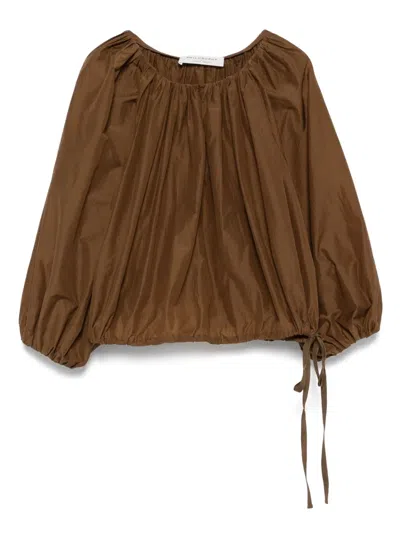 PHILOSOPHY DI LORENZO SERAFINI CROPPED BLOUSE