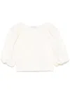 Philosophy Di Lorenzo Serafini Cropped Blouse In Neutrals