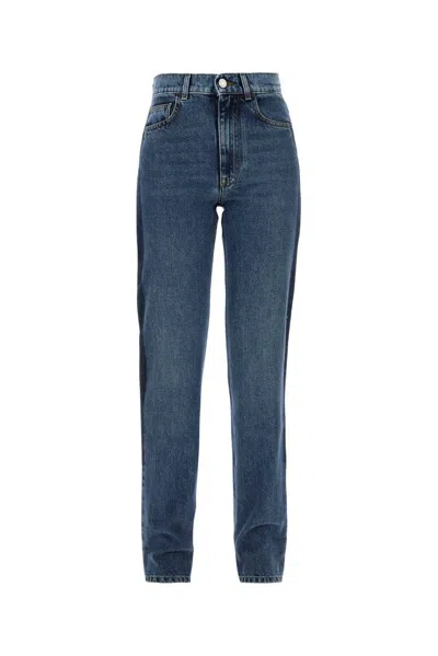 Philosophy Di Lorenzo Serafini Patchwork Denim Jeans In Blue