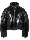 Philosophy Di Lorenzo Serafini Cropped Puffer Jacket In Black
