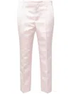 Philosophy Di Lorenzo Serafini Duchess-satin Cropped Trousers In Pink