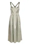 Philosophy Di Lorenzo Serafini Midi Dress With Crossed Straps