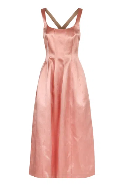 Philosophy Di Lorenzo Serafini Cross Back Dress In Pink