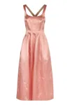 Philosophy Di Lorenzo Serafini Cross Back Dress In Pink