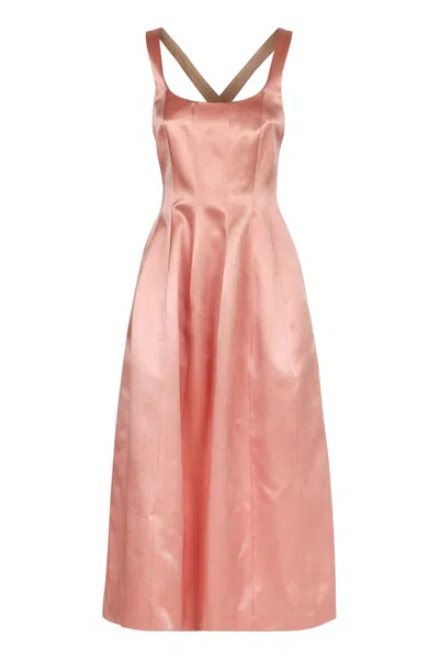 Philosophy Di Lorenzo Serafini Cross Back Dress In Pink