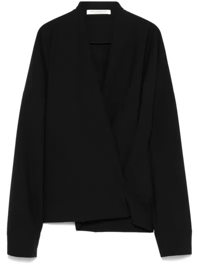 Philosophy Di Lorenzo Serafini Crossover Blouse In Black