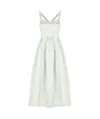 Philosophy Di Lorenzo Serafini Knee Length Square Neckline Satin Dress In White
