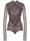 Philosophy Di Lorenzo Serafini Semi-transparentes Top In Grau