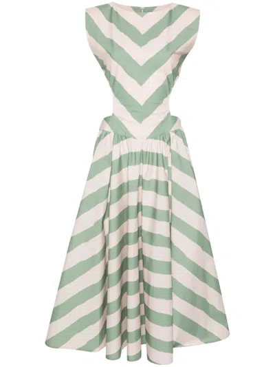 Philosophy Di Lorenzo Serafini Cut-out Detail Dress In Pink