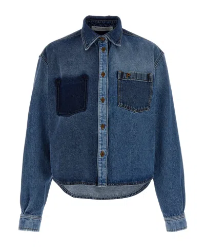 PHILOSOPHY DI LORENZO SERAFINI PHILOSOPHY DI LORENZO SERAFINI BUTTONED DENIM SHIRT