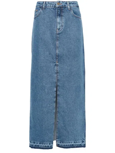 PHILOSOPHY DI LORENZO SERAFINI PHILOSOPHY DI LORENZO SERAFINI DENIM LONG SKIRT