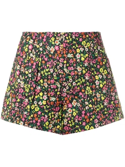 Philosophy Di Lorenzo Serafini Floral Pattern Shorts In Multicolour