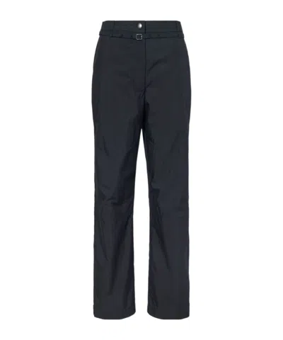 Philosophy Di Lorenzo Serafini Double Belt Loop Casual Pants In Black